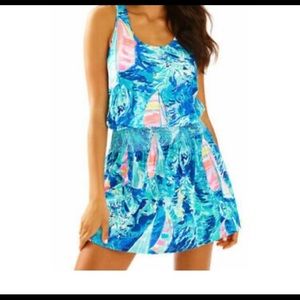 Lilly Pulitzer Tideline Hey Bay Bay Dress M